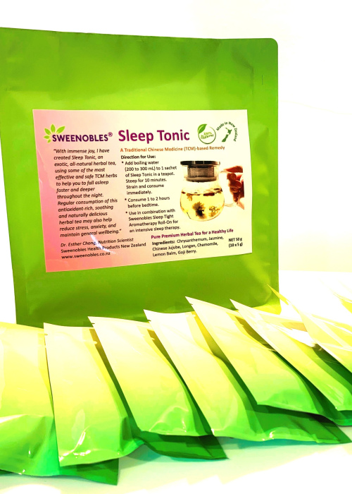Sweenobles Sleep Tonic Pure Premium Herbal Floral Tea (10 Sachets x 5g)